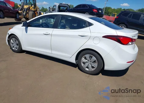 2016 Hyundai Elantra Se z USA, uszkodzony, nr VIN 5NPDH4AE5GH664349